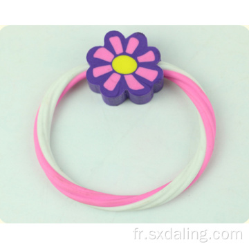 Gomme en forme de bracelet rose